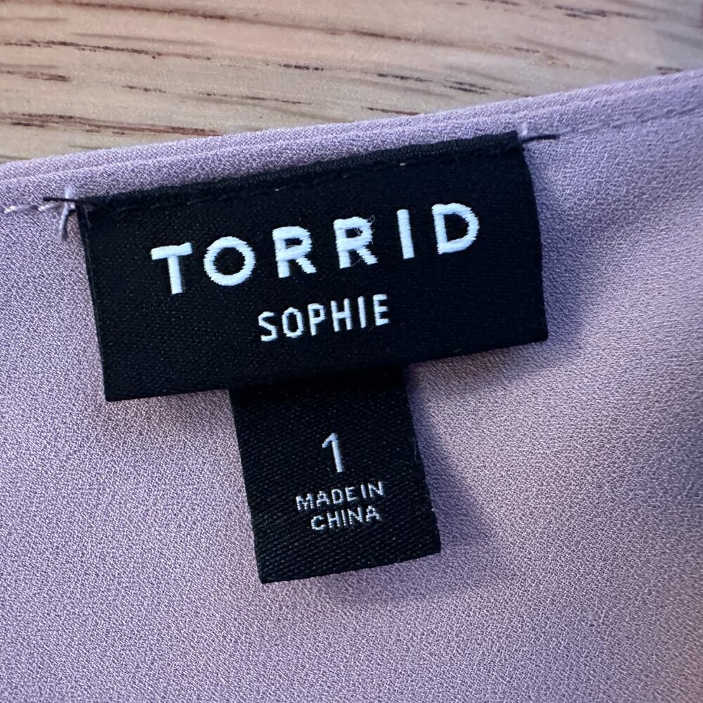 Blush Pink Torrid "Sophie" Swing Cami Size 1 (14-16) - Picture 8 of 11
